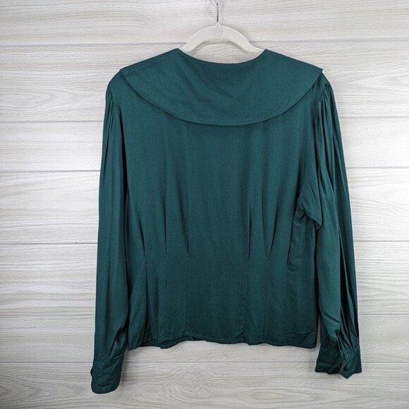 Copper Key Green Blouse - Picture 3 of 7